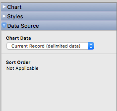 FileMaker Charting Data Source: Current Record (Delimited Data)